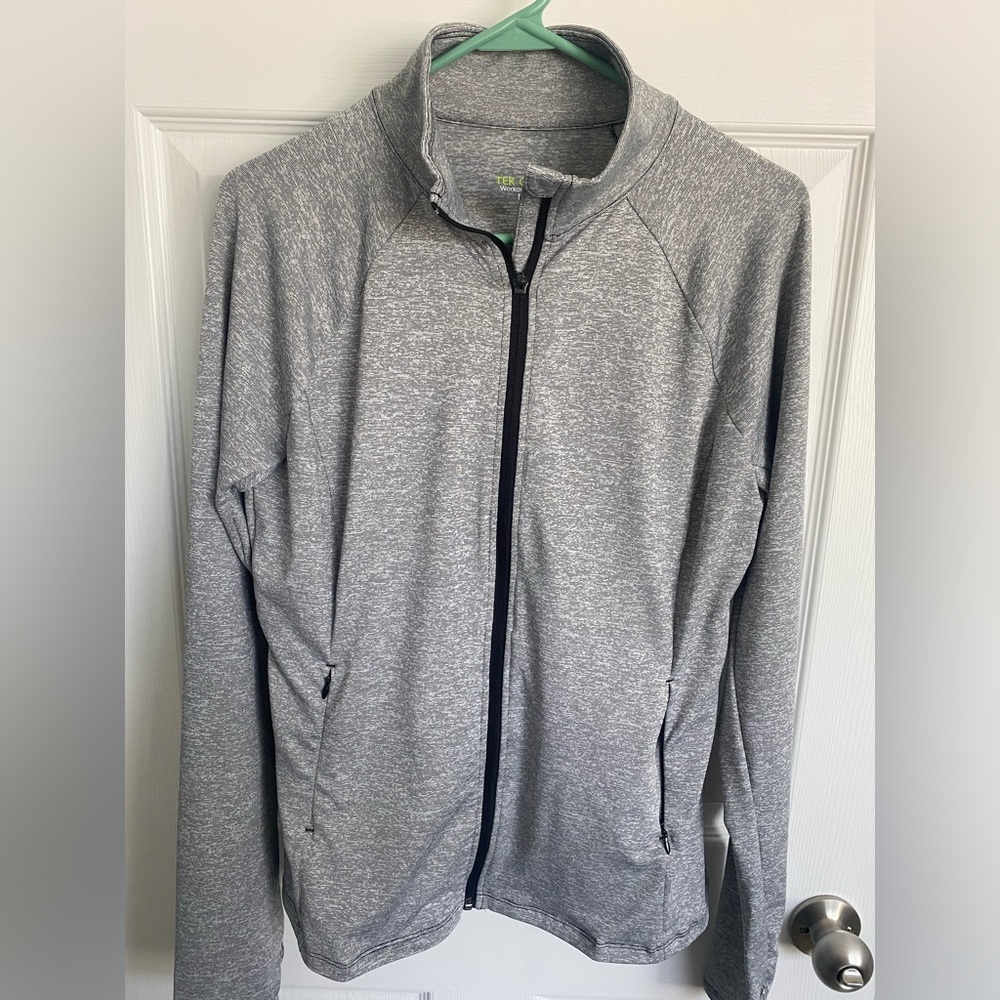 Soft and cozy athletic (or athleisure) jacket - even has pockets!